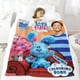 thumbnail image 5 of Blue's Clues / Pistas de Blue anti-pilling, suave, ligera, esponjosa y acogedora de lujo para hogar y cocina – Perfecta para niños y adultos,80X100cm, 5 of 6