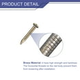 thumbnail image 3 of Uxcell 400 Pack Small Tiny Nails 1.2x10mm(DxL) Tiny Brass Nails Hardware Nails Small Nail, Bronze Tone, 3 of 4