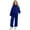 #A07-Blue, variant on OYXSER Girls 2-Piece Sweatsuit Set Half Zip Mock Neck Cropped Top & Fuzzy Joggers Soft Play Weekend Lounge Outfits Cozy Casual Wear, Hot Pink 12-13 Years