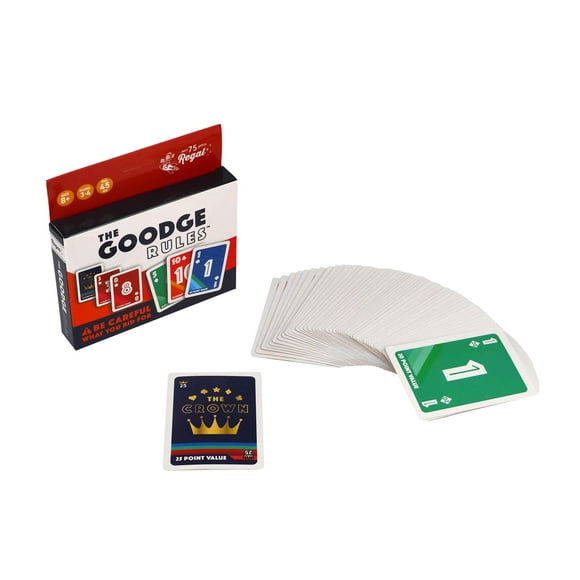 Regal Games - The Goodge Rules - Fun Family-Friendly Bidding Card Game - Ideal for 3-4 Players Ages 8+