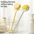 thumbnail image 5 of Vxdvou Long Handle Bath Brush with Soft Nylon Bristles, Double-Sided Back Scrubber for Exfoliation and Deep Cleaning, Hanging Storage Design for Bathroom, Comfortable Cleaning Tool for Skin Care, 5 of 7