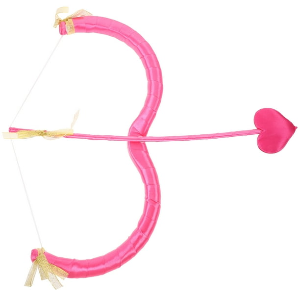 KAKOWELY 1 juego de arco y flecha de Cupido para San Valentín, accesorios de fotografía para cosplay.