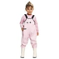 thumbnail image 2 of TOOYOU Boys Girls Romper Kids Chest Waders Youth Fishing Waders With Pocket For Toddler Children Water Proof Hunting & Fishing Waders With Boots Breathable Onesie Bodysuit Pink Size 12-13 Years, 2 of 8