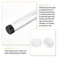 thumbnail image 3 of Uxcell White 130mm Rubber End Caps Round Vinyl Plug Insert Rubber Flexible, 3 of 6
