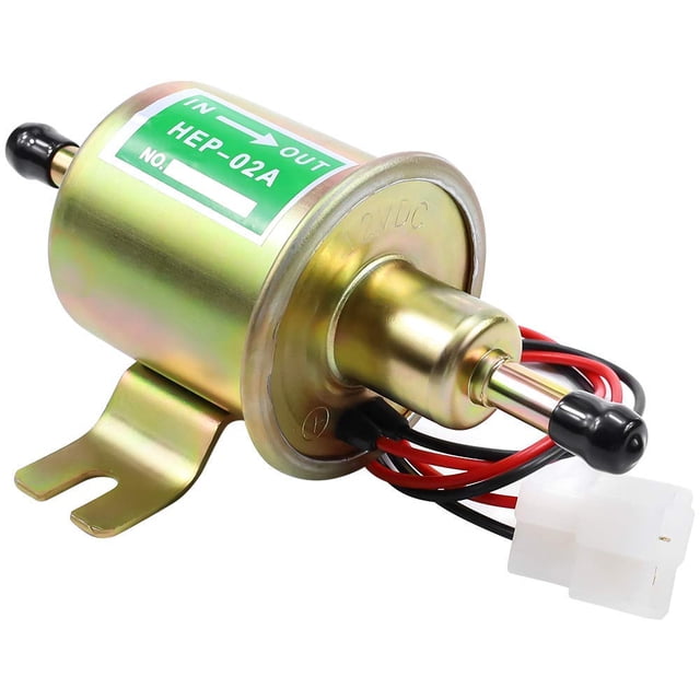 Bomba de combustible eléctrica SOLLON 12 V universal de baja presión, 2.5-4 psi