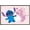 Barnwood Framed Version, variant on Disney Lilo and Stitch - Angel and Stitch Wall Poster, 22.375" x 34"