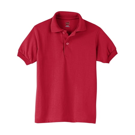 Hanes Youth EcoSmart Jersey Polo Shirt (Little Boys & Big Boys)
