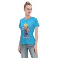 thumbnail image 4 of Women's Basic Short Sleeve T-Shirt Super Saiyan, 4 of 6