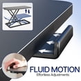 thumbnail image 5 of VIVO Black 24" Single Top Ergonomic Scissors Lift Keyboard and Mouse Riser, 5 of 9