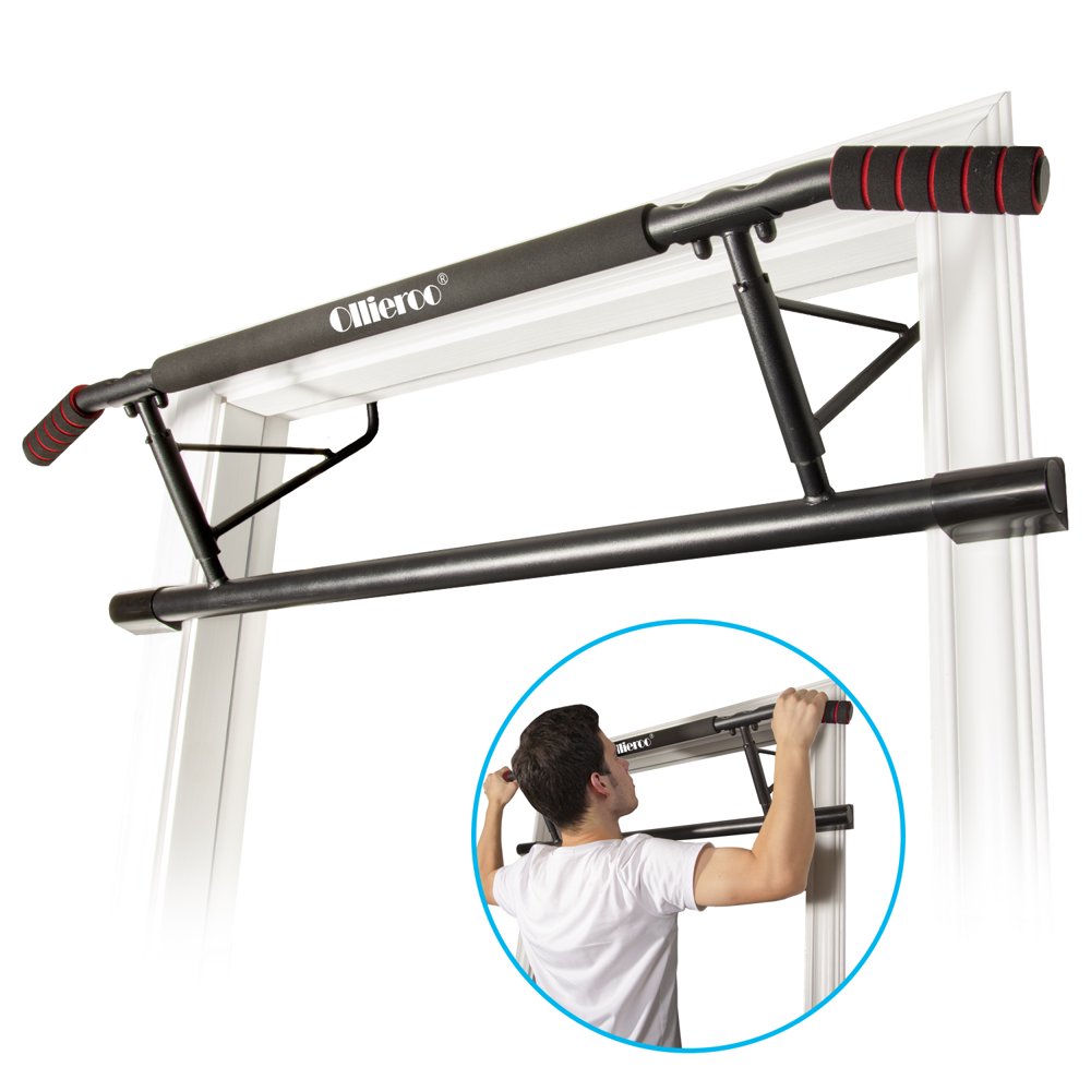 Ollieroo Pull Up Bar Doorway Chin Up Strength Training Bars MultiGrip