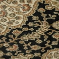 thumbnail image 3 of Home Dynamix Royalty Medallion Traditional Area Rug, Black/Ivory, 5'2"x7'2", 3 of 6