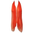 thumbnail image 2 of Wrapables® Solid Color 100% Silk Long Scarf, Red, 2 of 4