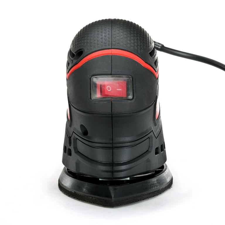 Hyper Tough 1.5 Amp Corded Detail Sander with Dust Bag, Vacuum 