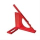 thumbnail image 5 of Transportador Cuadrado de Carpintería Ajustable con Guía de Marcado Rápido de 180 Grados - Regla de Trazado de Aluminio de Semicírculo Rojo, 5 of 5