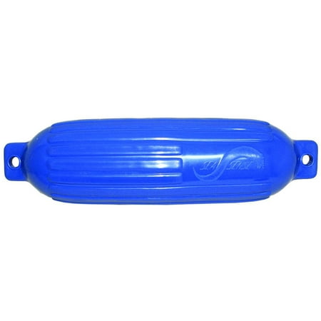SeaSense Heavy-Duty Ribbed Inflatable Boat Fender  4  x 16   Blue