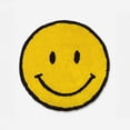 thumbnail image 2 of Smiley Face Reversible Round Bath Mat Rug, 2 of 6