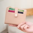 thumbnail image 4 of BRICH Slim Wallet for Women,Rfid Blocking Bifold Credit Card Holder with Zipper Coin Pocket,Id Window,Keychain Pink One Size, 4 of 5