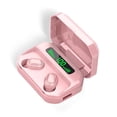 thumbnail image 1 of Cateissary Auriculares inalámbricos compatibles con Bluetooth Control táctil Auriculares Auriculares deportivos Suministros electrónicos Cables de audio/vídeo Rosado, 1 of 6