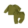 thumbnail image 1 of Baby Sets Long Sleeve Pullover Side Pockets Drawstring Trousers, 1 of 6