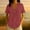 Brick Red, variant on Women's Tops Lightweight Basic Loose Fit Blouse for Everyday Spring Summer Women Casual Sleeveless Style Light Gray XL