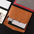 thumbnail image 2 of MoeTron Leather Document Bag A4 Envelope Document Holder Quality PU Leather A4 Document Pouch Femme Document Organizer File Bag, 2 of 4