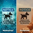 thumbnail image 6 of (2 Pack) Dogs In Yard No Trespassing OSHA Notice Sign 7 Inch X 10 Inch Indoor / Outdoor Rust-Free Aluminum Metal Signs for Workplace, Workshop, and Construction Site, Made in the USA, 6 of 8