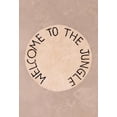 thumbnail image 2 of BUNGALOWANDBEYOND Welcome Tufted Rug | Quotes Rugs | Customized Rug | Kids Room Rug | Play Area Rug | Nursery Rug | Soft Cozy Rug | Cute Floor Rug | Kids Rug | 5.3 ft Diameter, 2 of 5