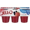 Jell-O Ready To Eat Sugar Free Strawberry Acai Gelatin Snacks, 6ct