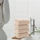thumbnail image 4 of Toalla de baño de terciopelo para adultos | Extra grande (85 x 145 cm) | Toalla para el cabello superabsorbente y de secado rápido | Estampado de rayas para playa, gimnasio y hogar | 1 paquete, 4 of 4