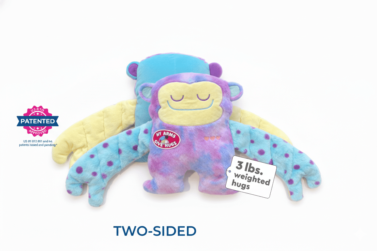Bumpas Chup Weighted Plush Toy - Calming Stuffed Animal, Machine Washable - Ages 3+