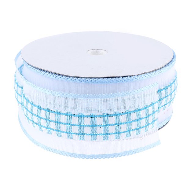 20 yardas de celosía cuadrada clásica costura ajuste artesanía cinta cinta 38 mm azul SM SunniMix Ajuste de celosía cuadrado clásico