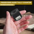 thumbnail image 4 of Mini Digital LCD Electronic Finger Ring Hand Tally Counter 6 Digit Rechargeable Counters Clicker, 4 of 5
