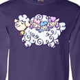 thumbnail image 4 of Inktastic Fluffy Sheep Family Long Sleeve T-Shirt, 4 of 5