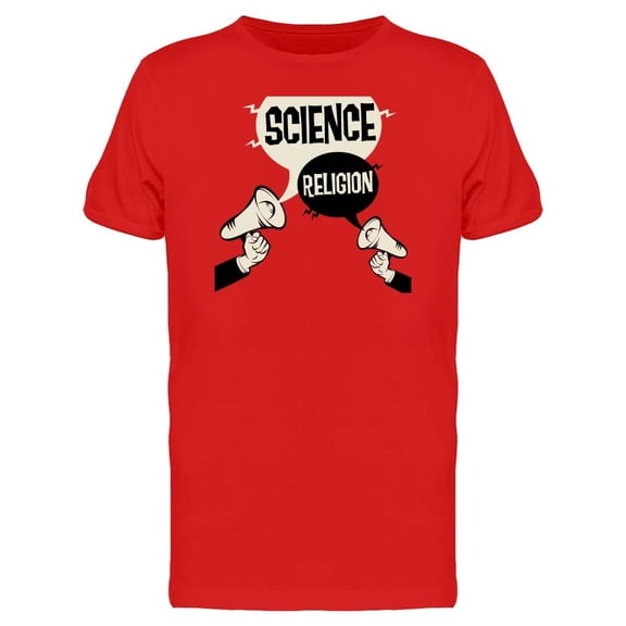 Science Versus Religion Tee Men's -Image by Shutterstock