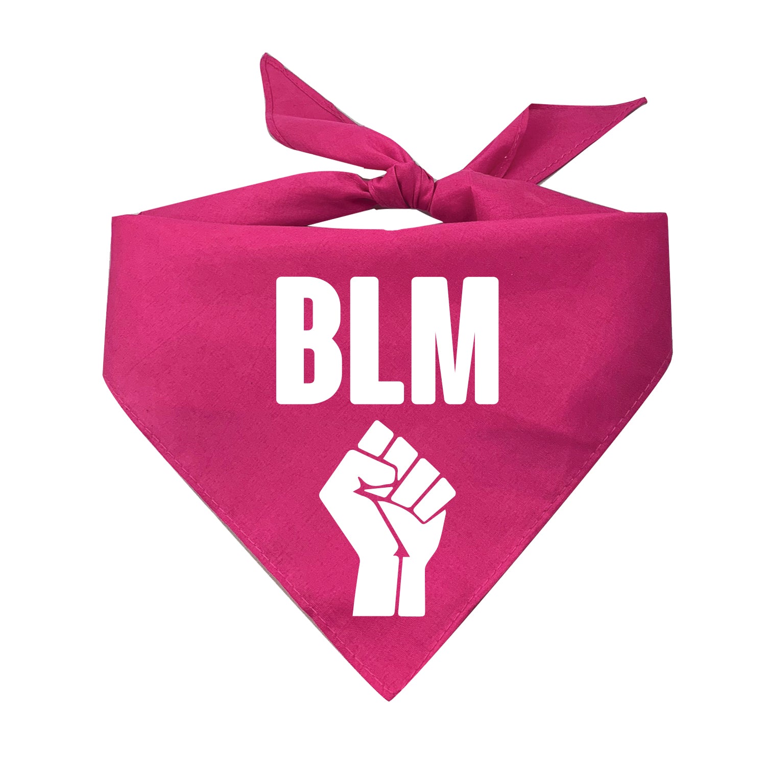 BLM with Fist Triangle Dog Bandana - Walmart.com