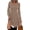 Khaki, variant on Sampeel Womens Square Neck Long Sleeve Fall Dresses Casual Babydoll Sweater Dress