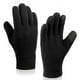 thumbnail image 1 of Bearachild Guantes completos cálidos de invierno para hombre y mujer, guantes flexibles de PU con pantalla táctil negra y azul marino, mitones a prueba de Suministros térmicos Negro S Bearachild HA070828-01, 1 of 6