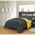 thumbnail image 3 of Reversible Comforter and Pillow Shams 3-Piece Set In All Colors - Down Alternative, 3 of 3