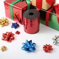 thumbnail image 4 of Rollo de cinta rizada roja brillante de 500 yardas, cinta para envolver regalos, para fiestas, festivales, manualidades, decoración de flores de floristería, 4 of 4