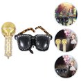 thumbnail image 3 of 1 Juego de decoración de globos para fiesta temática de los años noventa, globo con micrófono, gafas de sol, recuerdo de fiesta con globos, 3 of 4