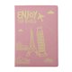 thumbnail image 1 of Titular de pasaporte único 1 Pc Duradero Torre Eiffel Avión Soporte de Documentos para Viaje Rosa Macaron, 1 of 5