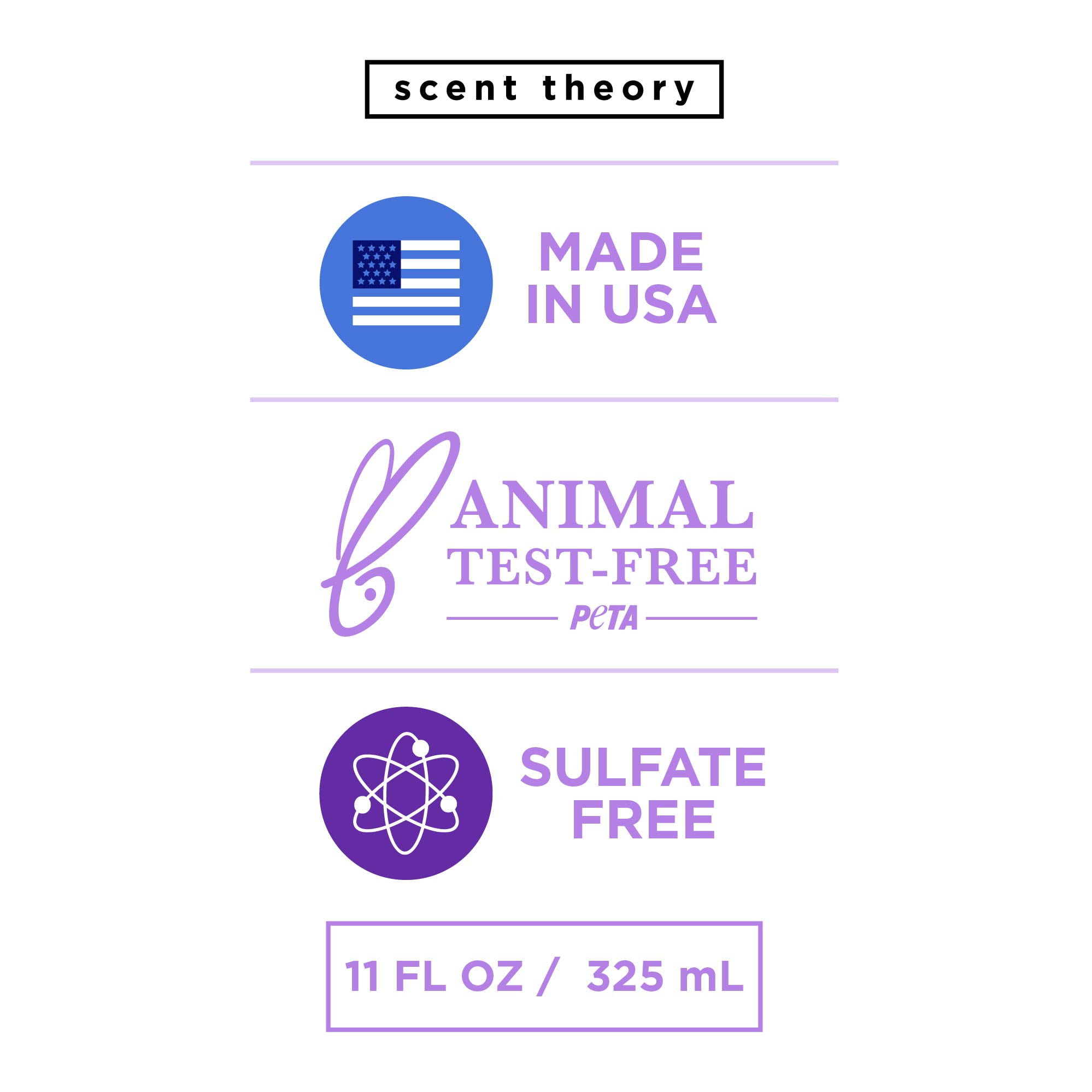 (8 pack) Scent Theory Foaming Hand Soap, Lavender Blooms, 11 fl oz