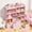 Pink, variant on Kids Toy Storage Cabinet with 3 Movable Drawers and Bookshef, Noelse Nursery Playroom Storage Furniture Toy Box with bookshelf for Kids Room Organizer, White