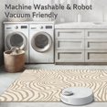 thumbnail image 5 of ODIKA 4'x6' Machine Washable Non-Slip Area Rug, Striking Zebra Print Beige High Traffic Rug, Beige, 292817, 5 of 7