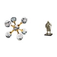 thumbnail image 1 of Figura decorativa de mesa Sphere Knight, escultura moderna europea para escritorio, oficina, estantería, entrada, sala de estar o decoración del hogar, 1 of 8