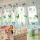 thumbnail image 2 of Cortina Gasa Fina Con Cenefas Bufanda Transparente Mariposa para Habitación Puerta Y Ventana 2 Uds., 2 of 9