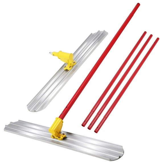 Garvee 48x8" Concrete Float, Bull Float Magnesium Aluminum Alloy Float Tool Kit, Concrete Kit Bull Float with 18ft Float Extend the Handle, Surface Smoothing for Road and House Construction