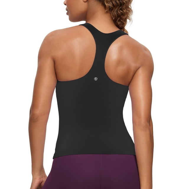Top Deportivo CRZ YOGA Butterluxe con Sostén Acolchado Negro Talle S