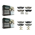 thumbnail image 1 of TEC Front Rear Ceramic Brake Pads Kit for Car Dodge Ram 1500 Durango Van KTC-100503, 1 of 10