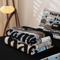 thumbnail image 5 of catabedysis Happy Camping Print Zipper Full Size Comforter Sets with Fitted Sheet and 2 Pillowcases,Rustic Adventure Theme Zipper Bedding Set For Boys,Multicolor,Black Reversible,4-Piece, 5 of 7